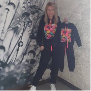 Фемели-лук костюм "Макарунсы" 6-091